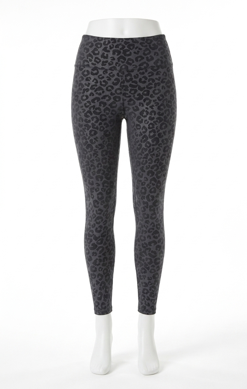 NEW SYMPLI nu yoke legging in graphite animal